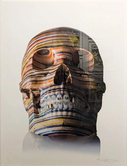 Framed, Skull
